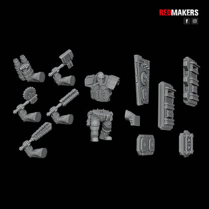 Red Makers Armoured Abhuman Giant Squad V1 x5 (Custom Order) - product image 6 of 6