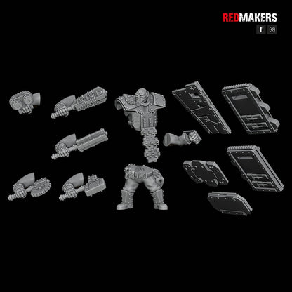 Red Makers - Armoured Abhuman Giant Squad V1 x5 (Custom Order)