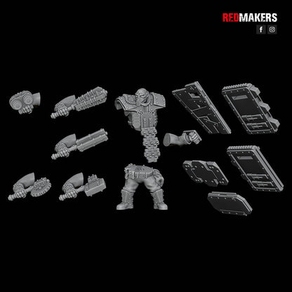 Red Makers Armoured Abhuman Giant Squad V1 x5 (Custom Order) - product image 4 of 6