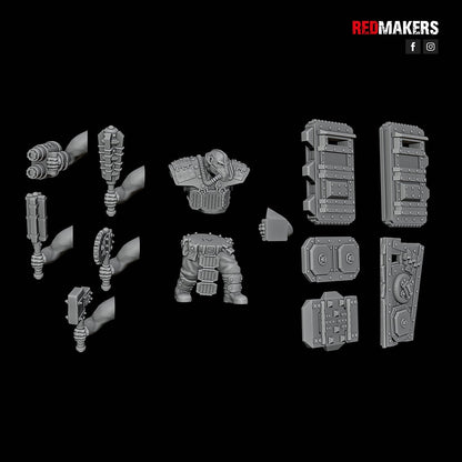 Red Makers - Armoured Abhuman Giant Squad V1 x5 (Custom Order)
