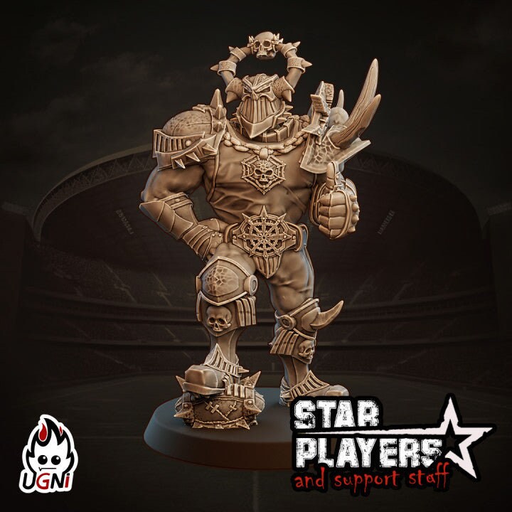 Star Player Pack #3 Star Player - Designed by UGNI Miniatures - Fantasy Football - product image 5 of 8