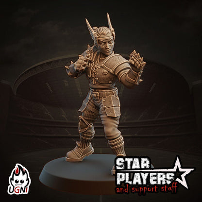Starla Von Skill- Star Player Designed by UGNI Miniatures - Fantasy Football - product image 1 of 2
