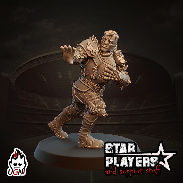 Briff Broberwald Star Player - Designed by UGNI Miniatures - Fantasy Football - product image 3 of 4