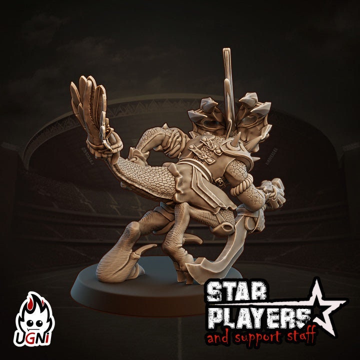 Brobl and Bron Star Player - Designed by UGNI Miniatures - Fantasy Football - product image 2 of 4