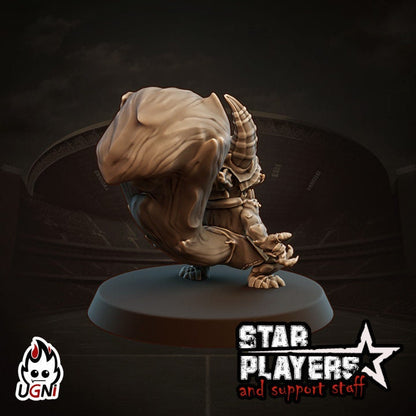 Squirrel Bourne I Star Player - Designed by UGNI Miniatures - Fantasy Football - product image 3 of 3