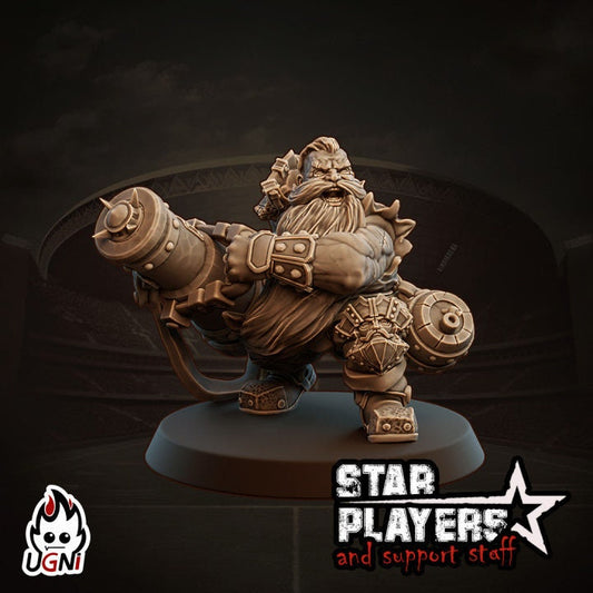 Baruk Fireblaze- Star Player Designed by UGNI Miniatures - Fantasy Football - product image 1 of 2