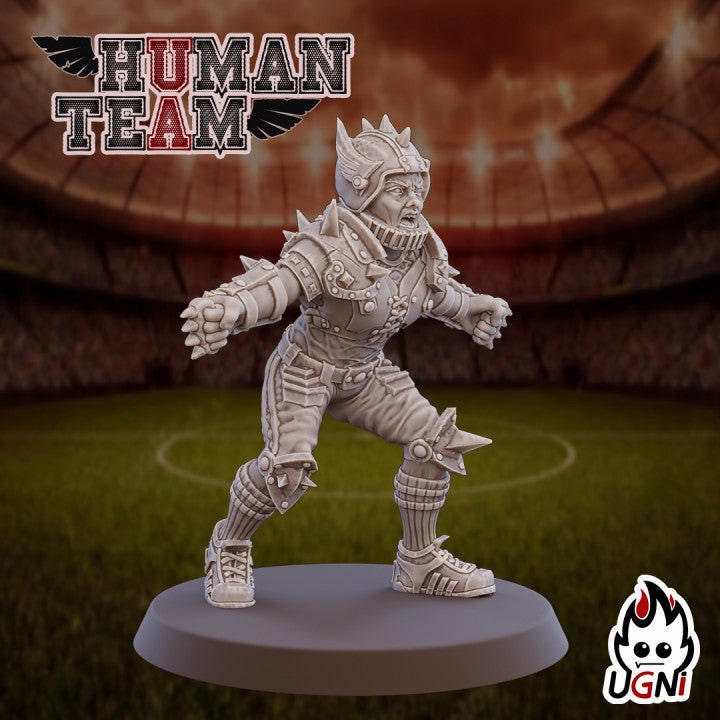 Human Team (Regular Style) Designed by UGNI Miniatures - Fantasy Football - product image 5 of 10