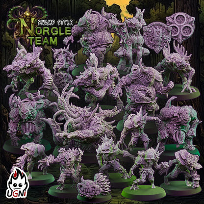 Norgle Team (Swamp Style) Designed by UGNI Miniatures - Fantasy Football - product image 1 of 10