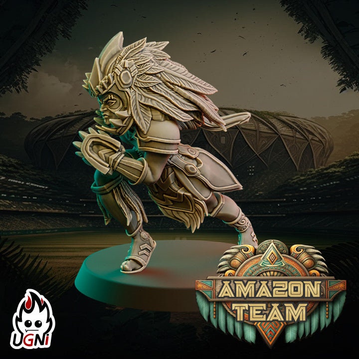 Amazon Team (Aztec Style) Designed by UGNI Miniatures - Fantasy Football - product image 3 of 10