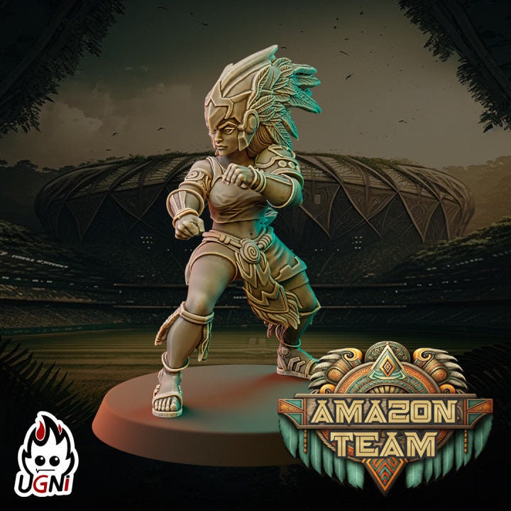 Amazon Team (Aztec Style) Designed by UGNI Miniatures - Fantasy Football - product image 6 of 10