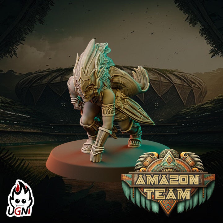 Amazon Team (Aztec Style) Designed by UGNI Miniatures - Fantasy Football - product image 8 of 10