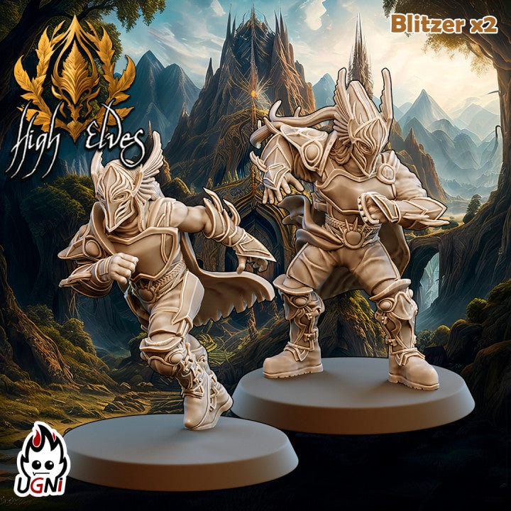 High Elves Team (Regular Style) Designed by UGNI Miniatures - Fantasy Football - product image 2 of 7