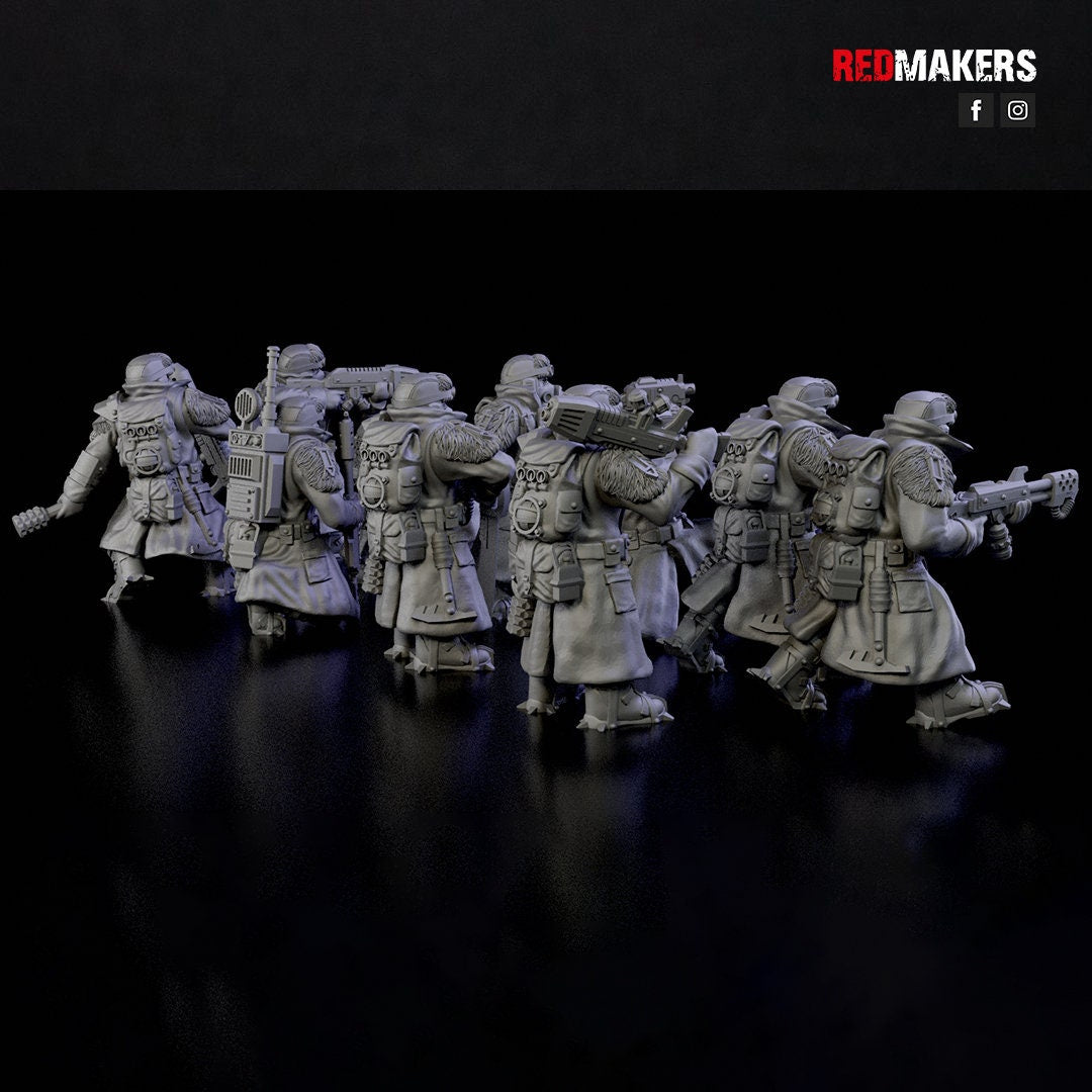 Red Makers Ice Warriors Squad x10 (Custom Order) - product image 3 of 10