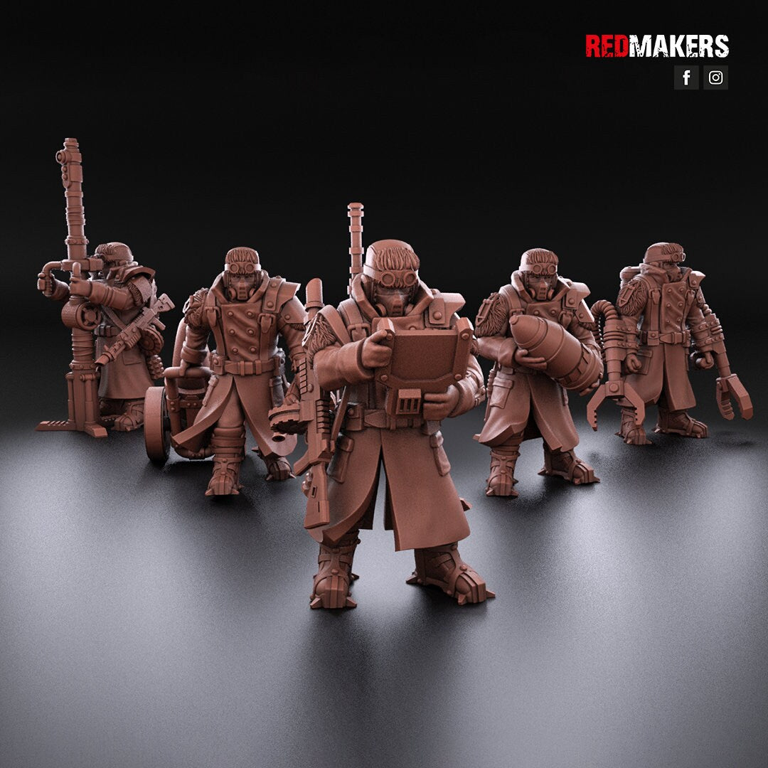 Red Makers Ice Warriors Artillery Crew x10 (Custom Order) - product image 1 of 10