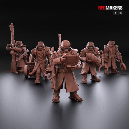 Red Makers Ice Warriors Artillery Crew x10 (Custom Order) - product image 1 of 10