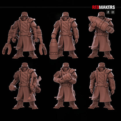 Red Makers Ice Warriors Artillery Crew x10 (Custom Order) - product image 7 of 10