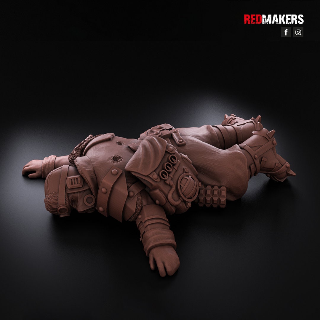 Red Makers Ice Warriors Slain Soldiers x5 (Custom Order) - product image 5 of 7
