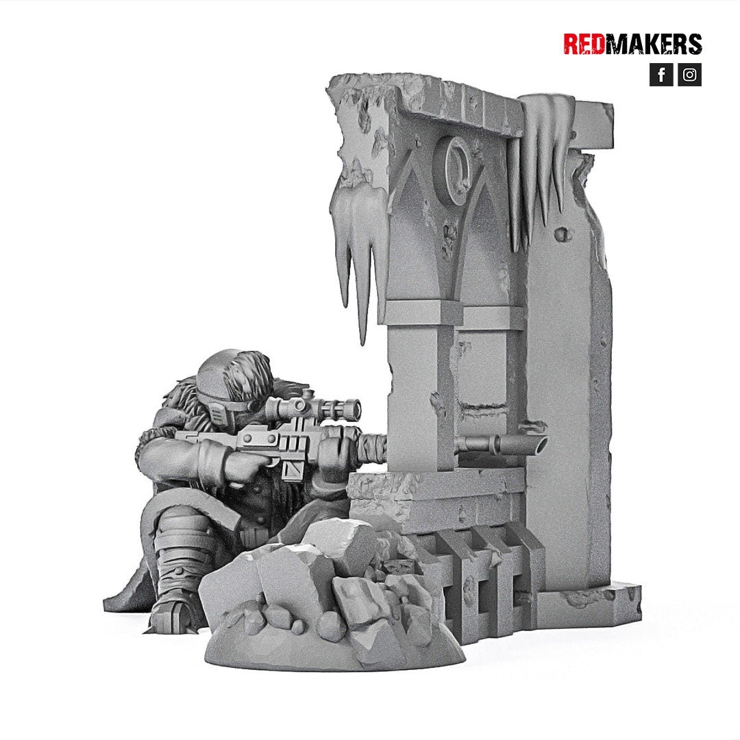 Red Makers Ice Warriors Snipers x3 (Custom Order) - product image 4 of 10