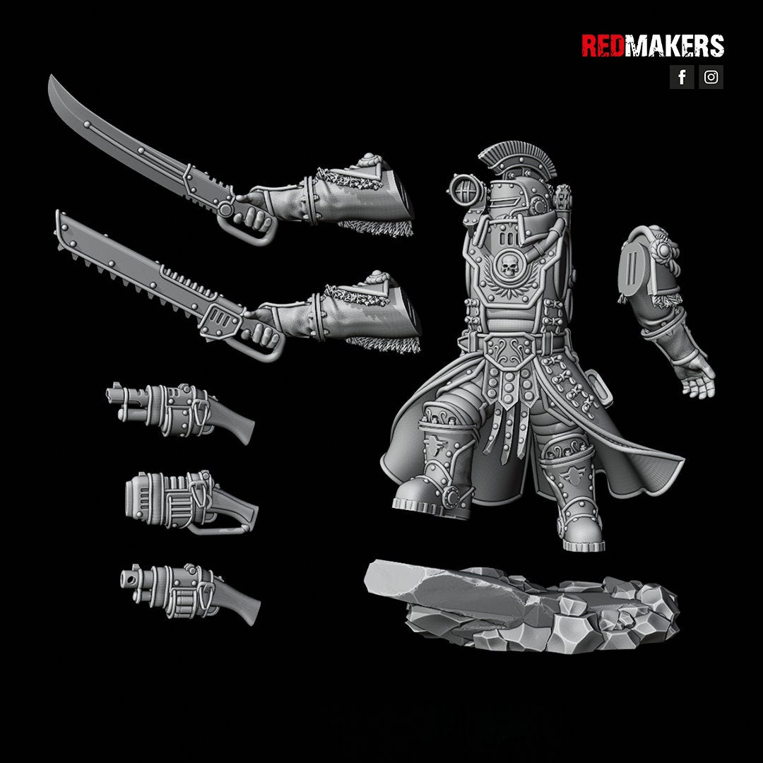 Red Makers Solar Guard Officer (Custom Order) - product image 4 of 4