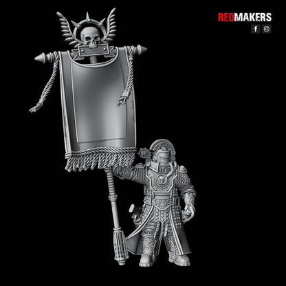 Red Makers Solar Guard Command Squad x4 (Custom Order) - product image 3 of 10