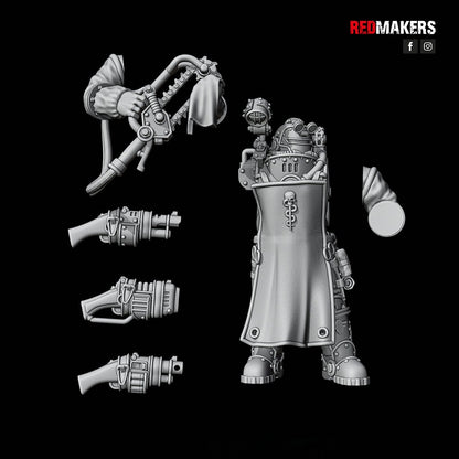 Red Makers Solar Guard Command Squad x4 (Custom Order) - product image 8 of 10