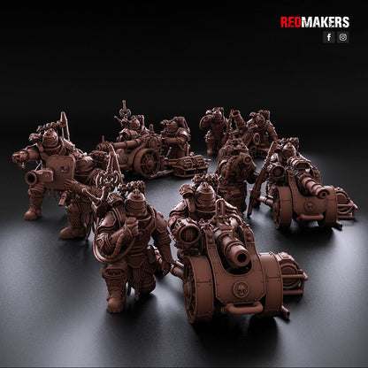 Red Makers Solar Guard Heavy Weapon Teams x3 (Custom Order) - product image 6 of 9