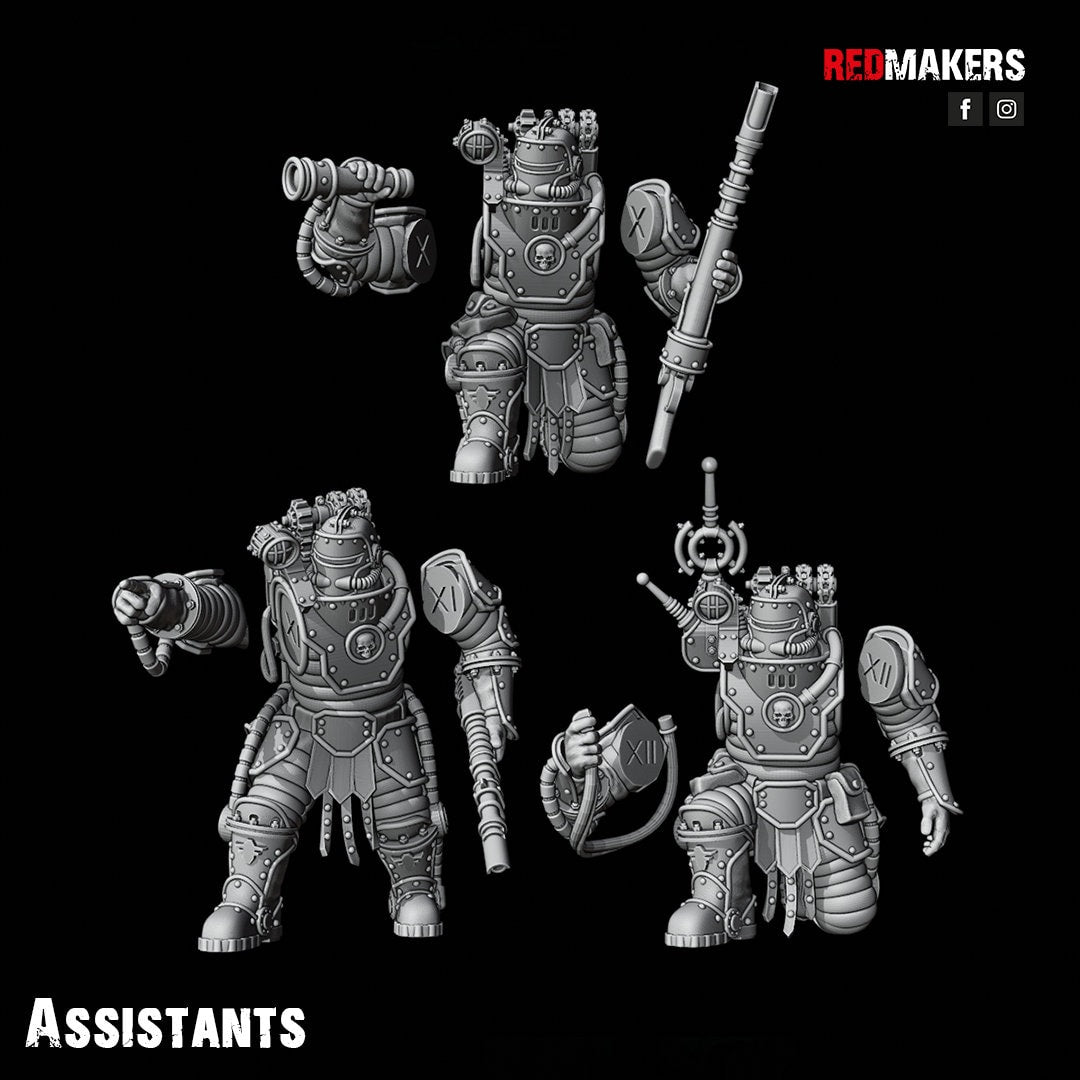 Red Makers Solar Guard Heavy Weapon Teams x3 (Custom Order) - product image 7 of 9