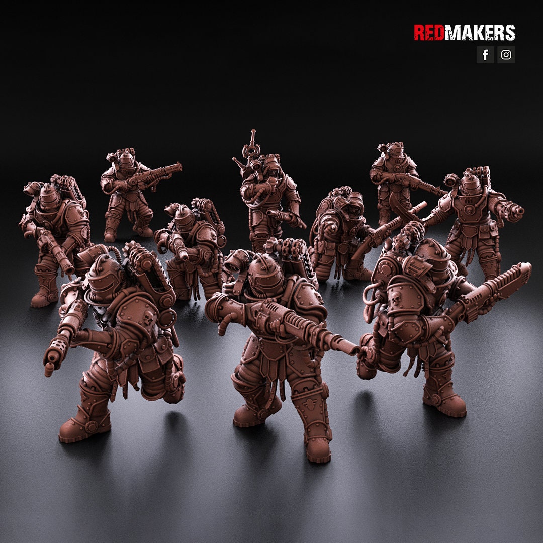Red Makers Solar Guard Squad x10 - Various Options (Custom Order) - product image 1 of 10