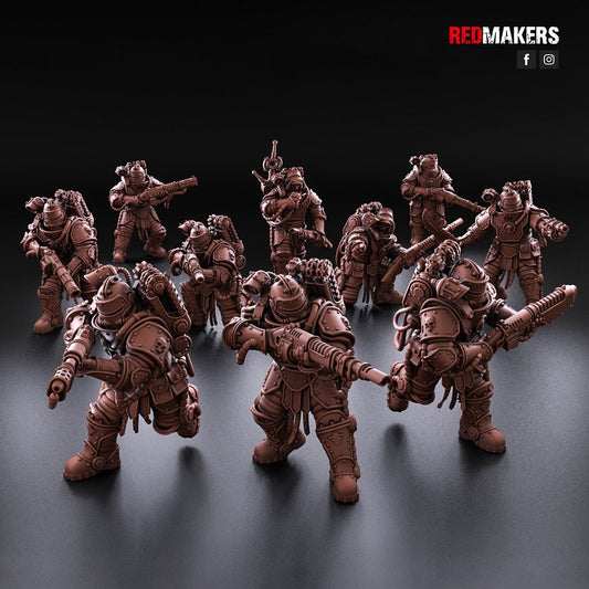 Red Makers Solar Guard Squad x10 - Various Options (Custom Order) - product image 1 of 10