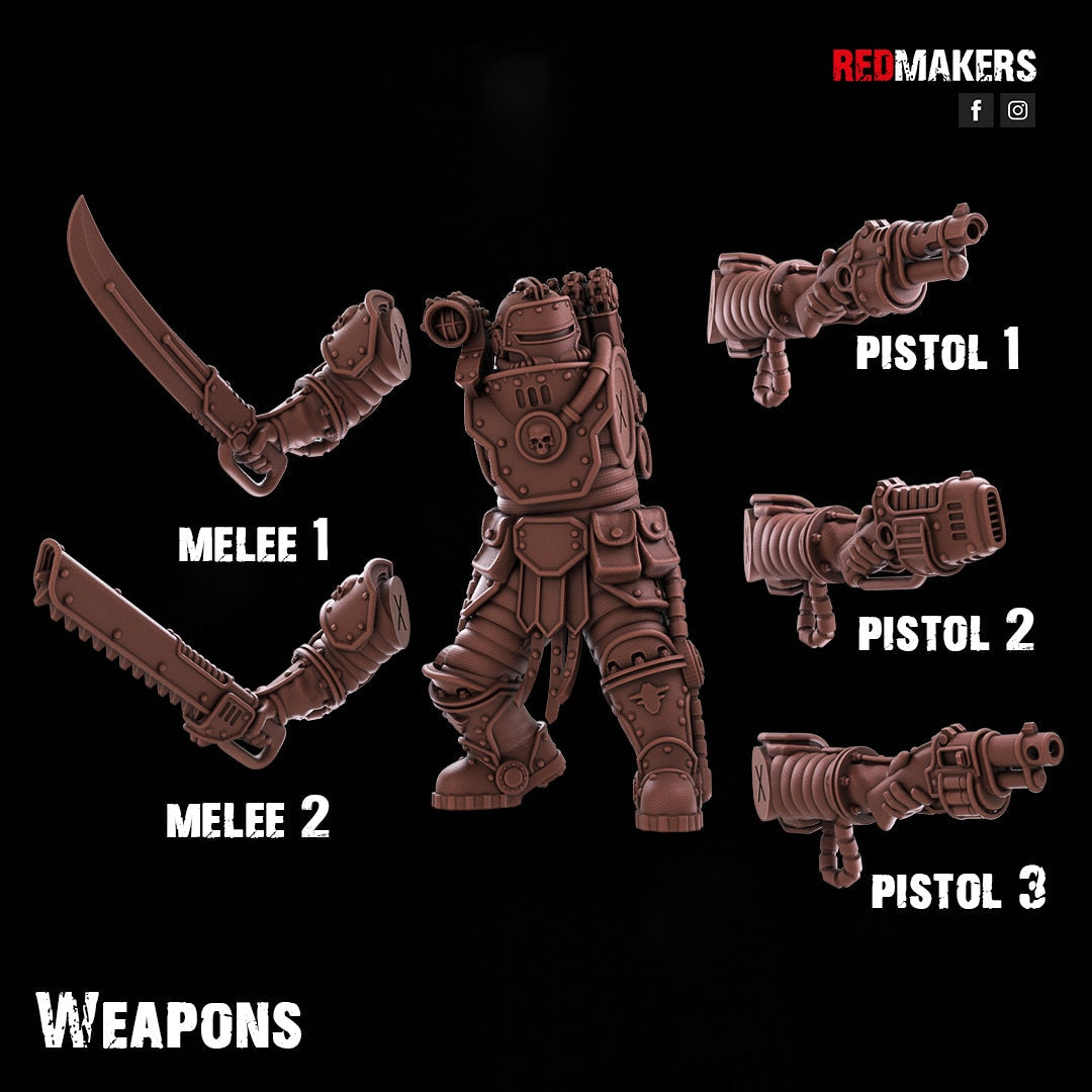 Red Makers - Solar Guard Squad x10 (Custom Order)