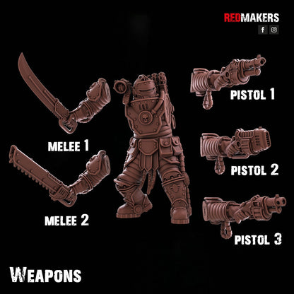 Red Makers Solar Guard Squad x10 - Various Options (Custom Order) - product image 2 of 10