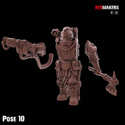 Red Makers Solar Guard Flamer Squad x10 (Custom Order) - product image 5 of 10