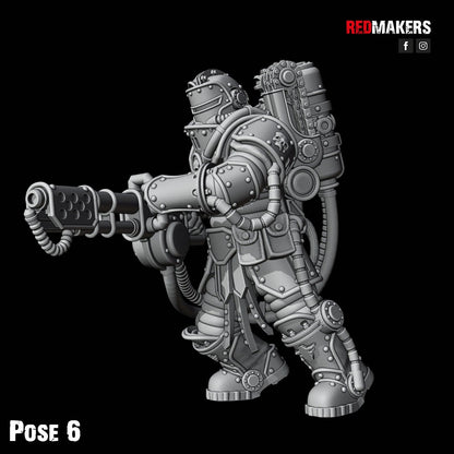 Red Makers Solar Guard Flamer Squad x10 (Custom Order) - product image 8 of 10