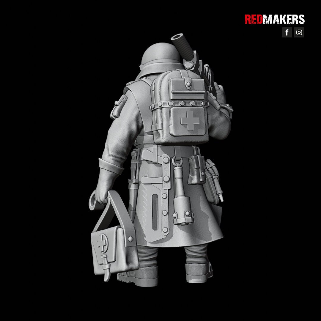 Red Makers Steel Guard Officer and Command Squad (Custom Order) - product image 7 of 10