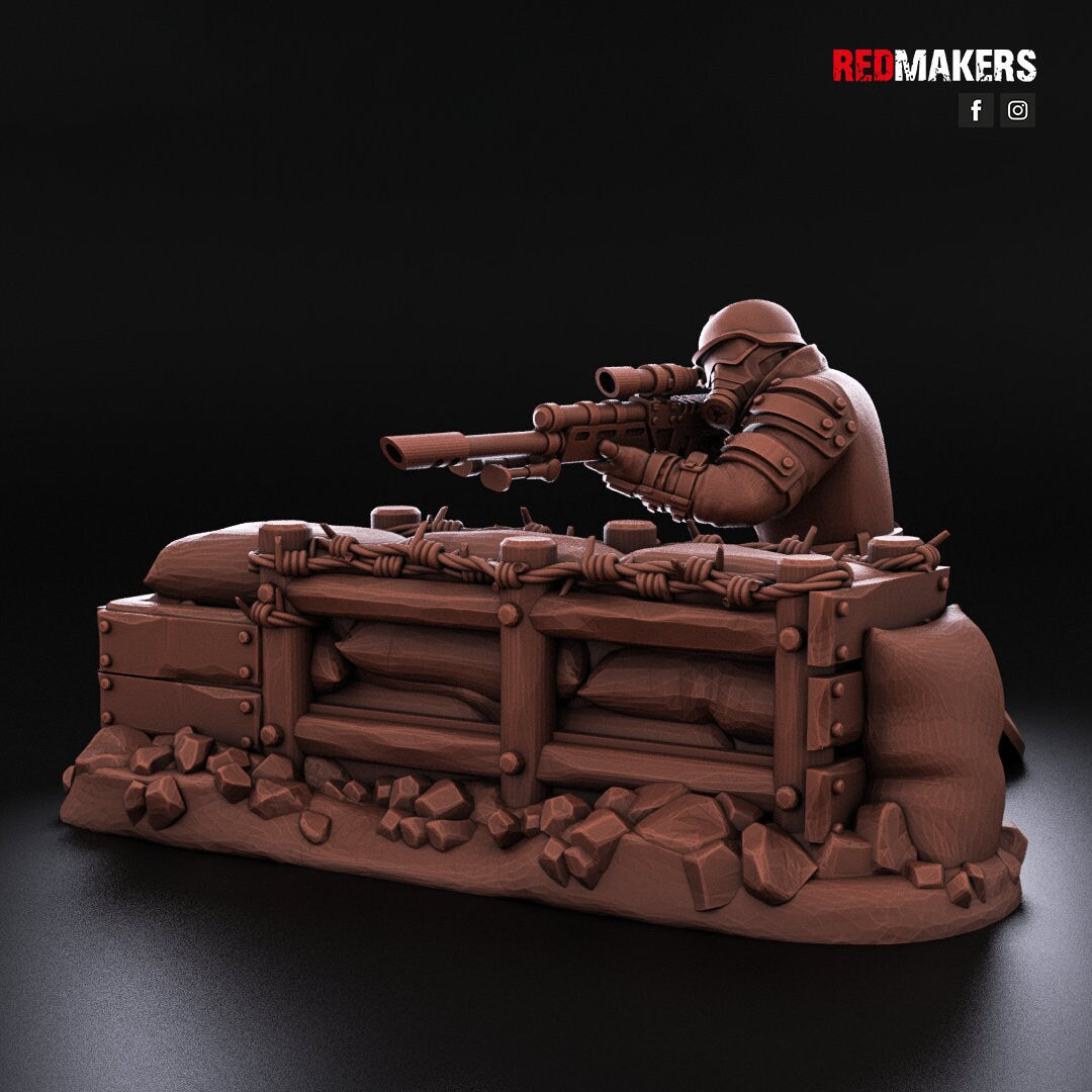 Red Makers - Steel Guard Snipers x3 (Custom Order)