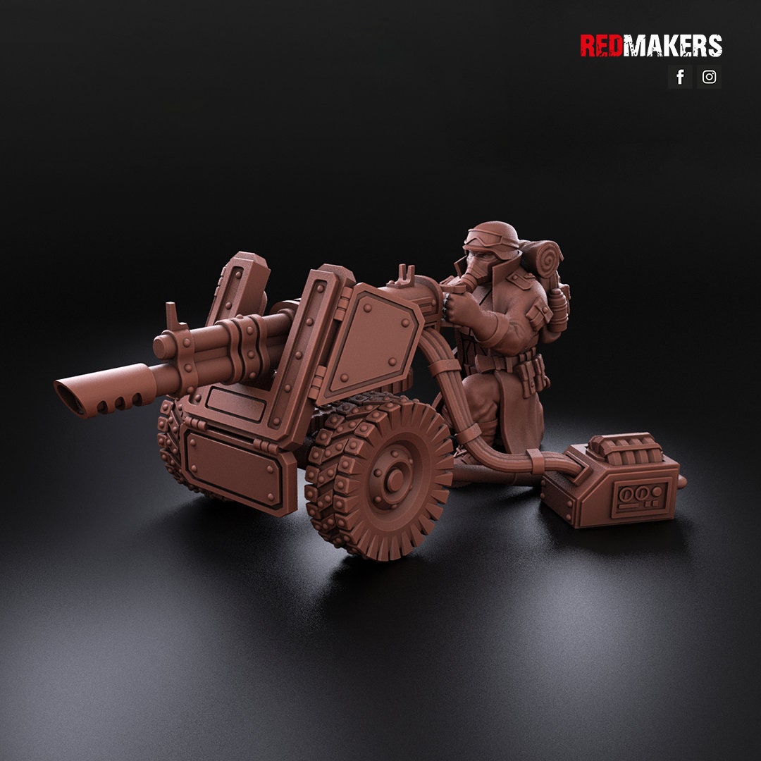 Red Makers Steel Guard Heavy Weapon Teams x3 (Custom Order) - product image 5 of 8