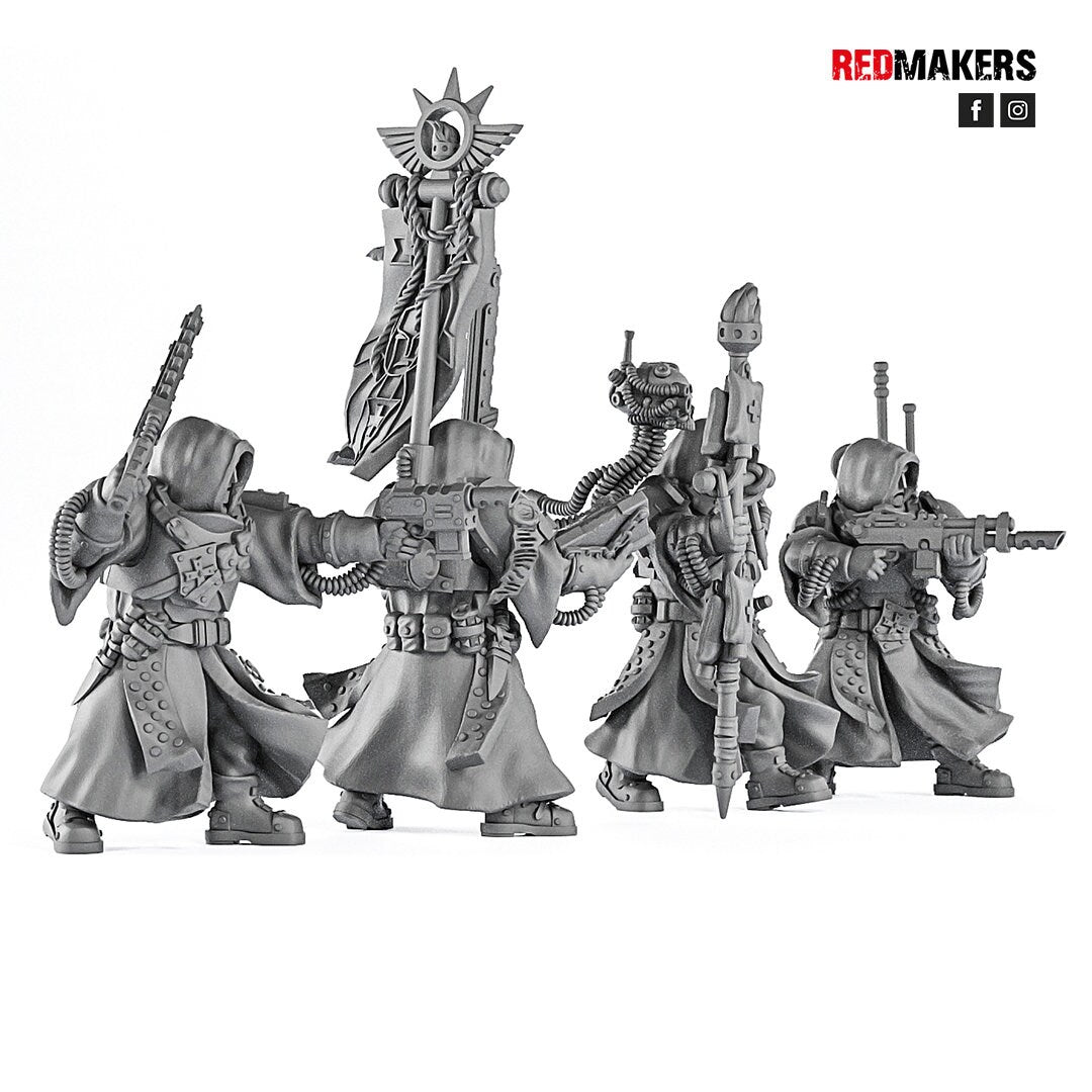 Red Makers Janissaries Lieutenant and Command Squad (Custom Order) - product image 6 of 10