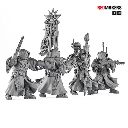 Red Makers Janissaries Lieutenant and Command Squad (Custom Order) - product image 6 of 10