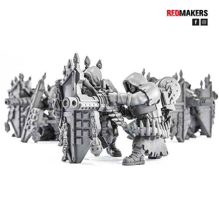 Red Makers Janissaries Heavy Weapon Teams x3 (Custom Order) - product image 1 of 6