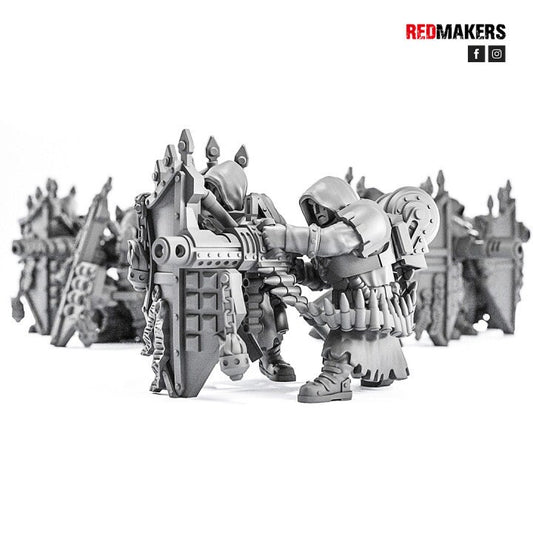 Red Makers Janissaries Heavy Weapon Teams x3 (Custom Order) - product image 1 of 6