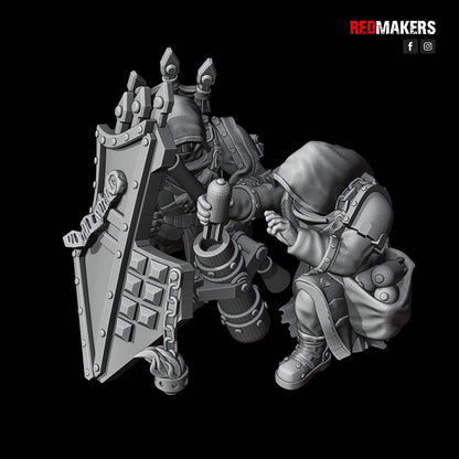 Red Makers Janissaries Heavy Weapon Teams x3 (Custom Order) - product image 5 of 6