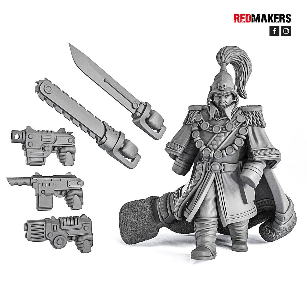 Red Makers Royal Regiment Officer and Command Squad (Custom Order) - product image 2 of 9
