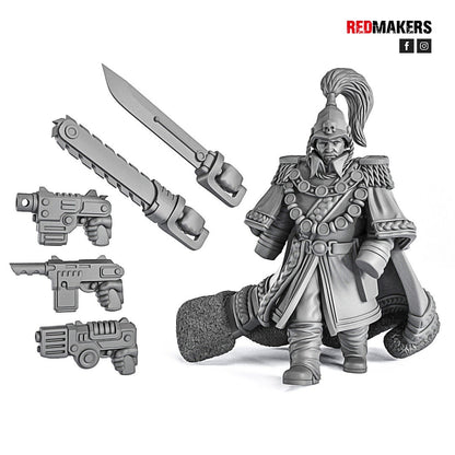 Red Makers Royal Regiment Officer and Command Squad (Custom Order) - product image 2 of 9