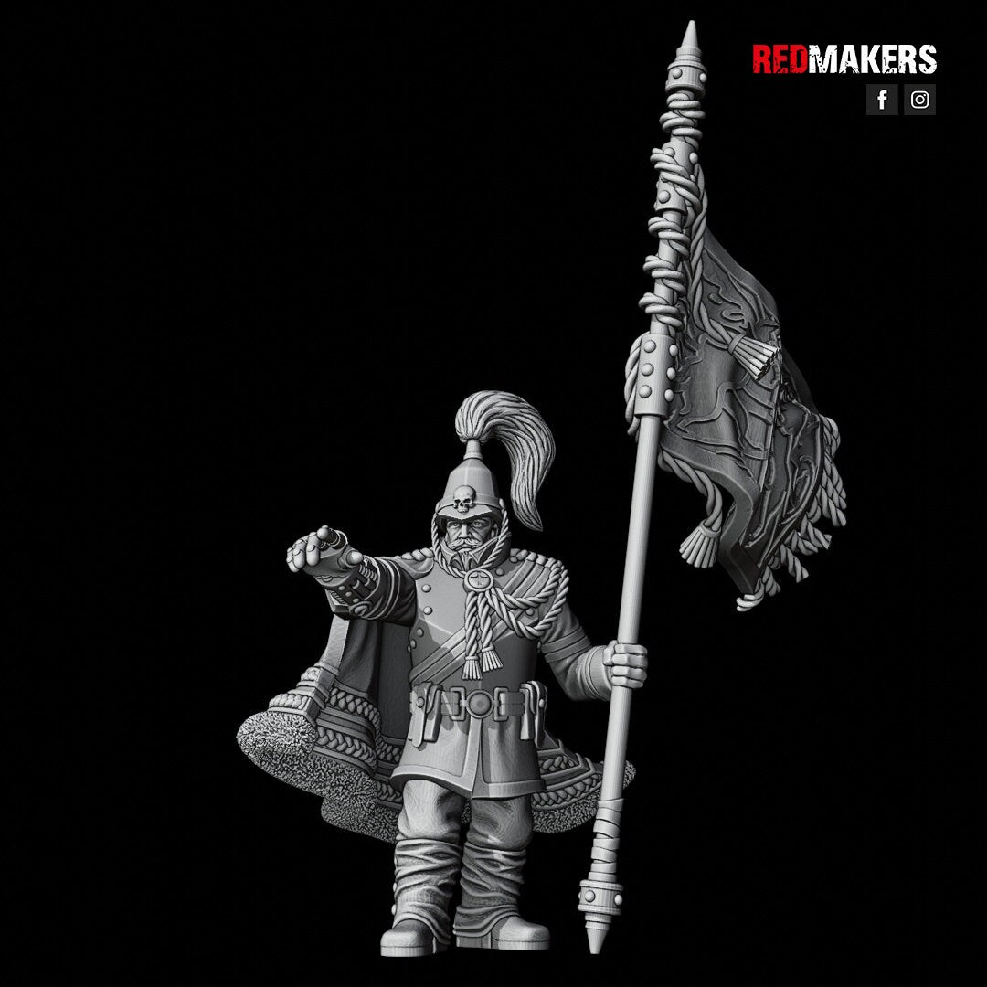 Red Makers Royal Regiment Officer and Command Squad (Custom Order) - product image 9 of 9