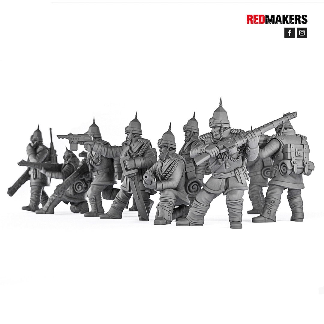 Red Makers - Royal Regiment Squad x10 (Custom Order)