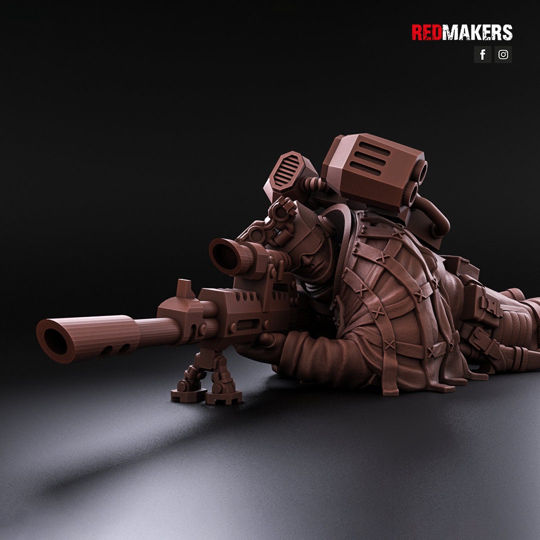 Red Makers Airborne Division Snipers x3 (Custom Order) - product image 6 of 9
