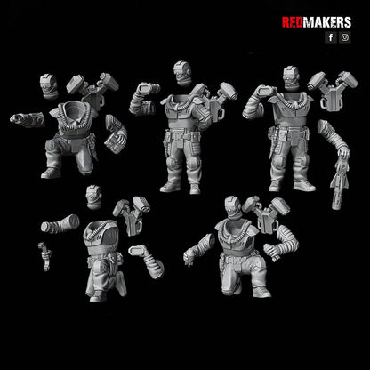 Red Makers Airborne Division Heavy Support Teams x3 (Custom Order) - product image 8 of 9