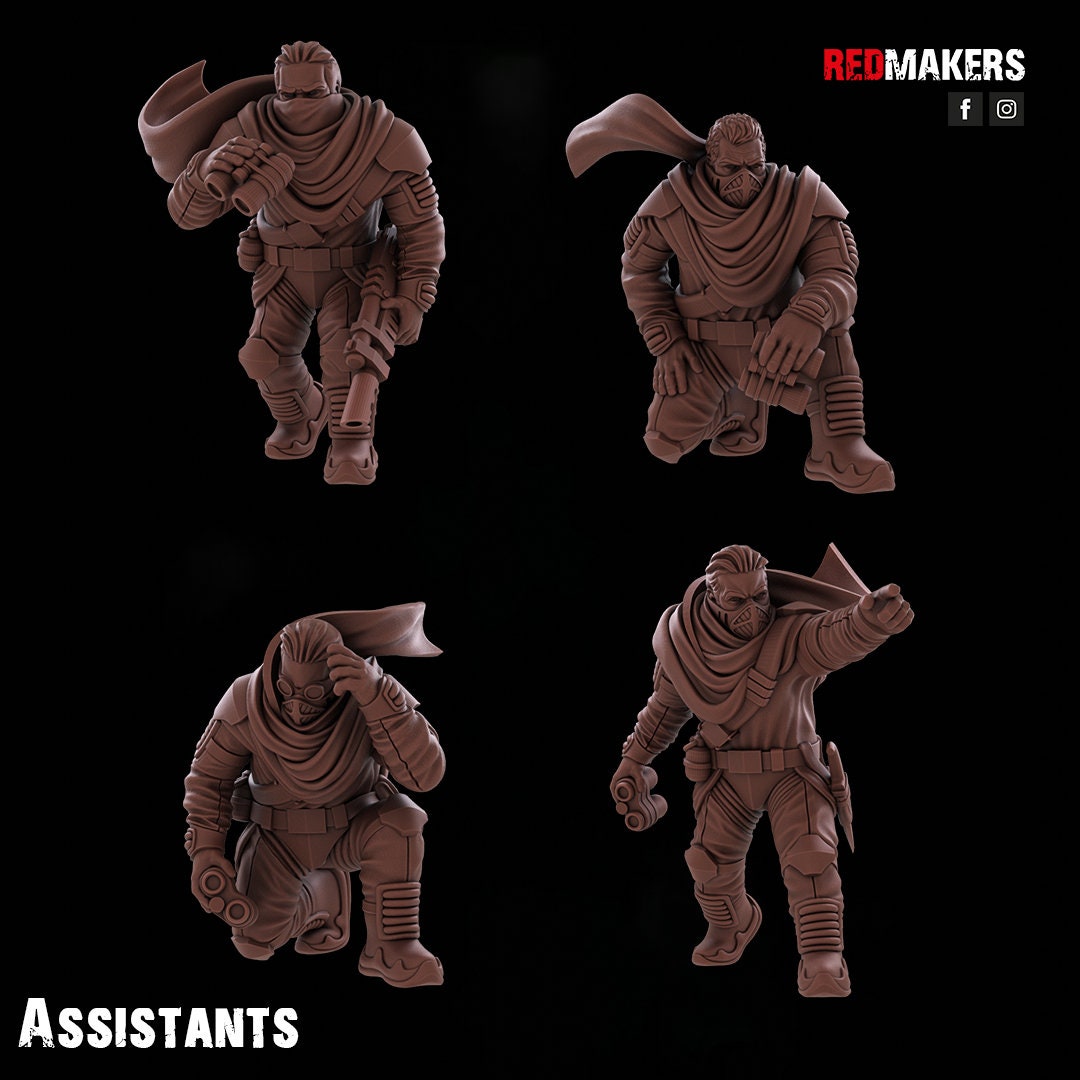 Red Makers Desert Raiders Heavy Support Teams x3 (Custom Order) - product image 4 of 8