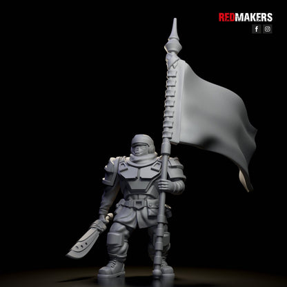 Red Makers Alpha Troops Officer and Command Squad (Custom Order) - product image 5 of 8