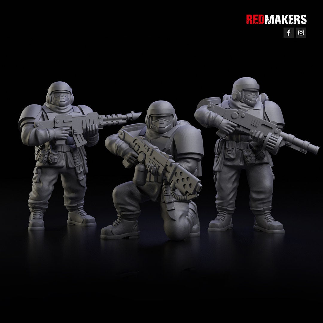 Red Makers Alpha Troops Squad x10 (Custom Order) - product image 6 of 10